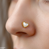 Heart Stainless Steel Nose Pin