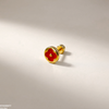 Round Clover Flower Stainless Steel Nose Pin