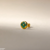 Round Clover Flower Stainless Steel Nose Pin