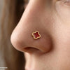 Flower Stainless Steel Nose Pin