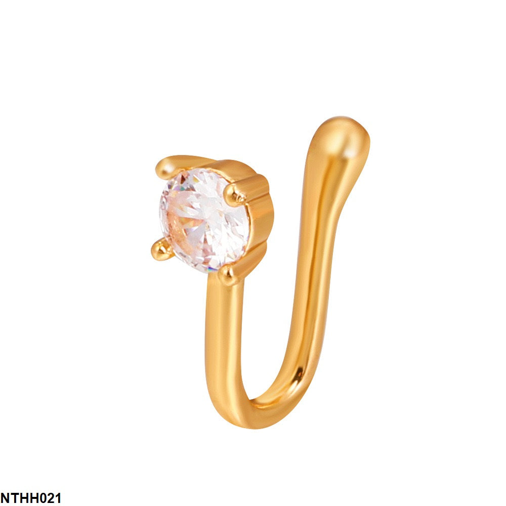 Round Stone Nose Clip