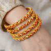 Double Leaf Stone Bangles