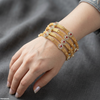 Flower Ruby Stone Bangles