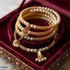 Round Pearl Drop Bangles Set