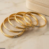 Cutt Shape Bangles Set