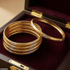 Cutt Shape Bangles Set