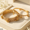Pearl Drop Kashmiri Bangles Set