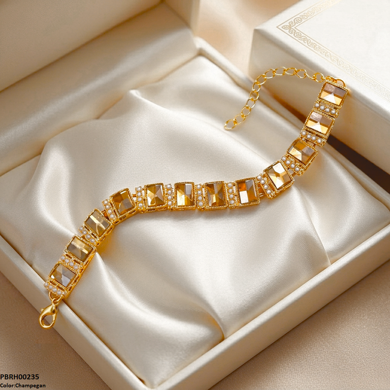 Rectangle Stone Bracelet