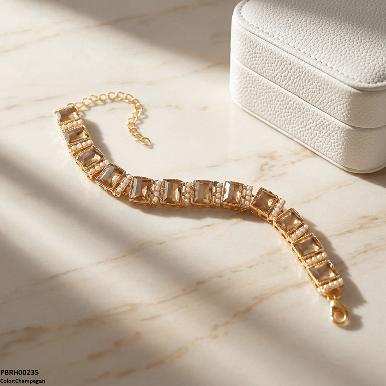 Rectangle Stone Bracelet