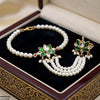 Tear/Marquise Flower Angla Bracelet Adjustable