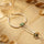 Tear/Marquise Flower Angla Bracelet Adjustable