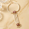 Tear/Marquise Flower Angla Bracelet Adjustable