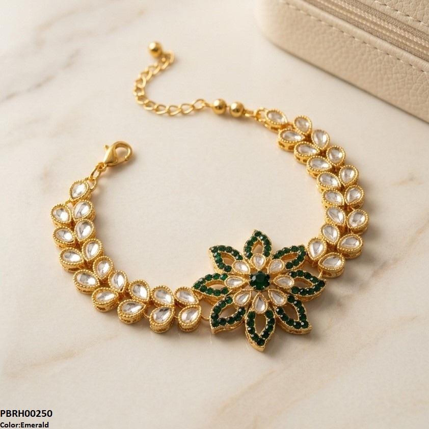 Floral Flower Bracelet Adjustable
