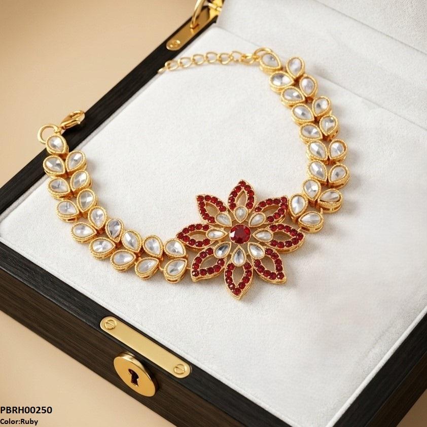 Floral Flower Bracelet Adjustable
