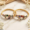 Multi Flower Bangles Set