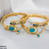 Flower Bangles Pair