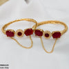 Flower/Bezza Hand Bangles Pair