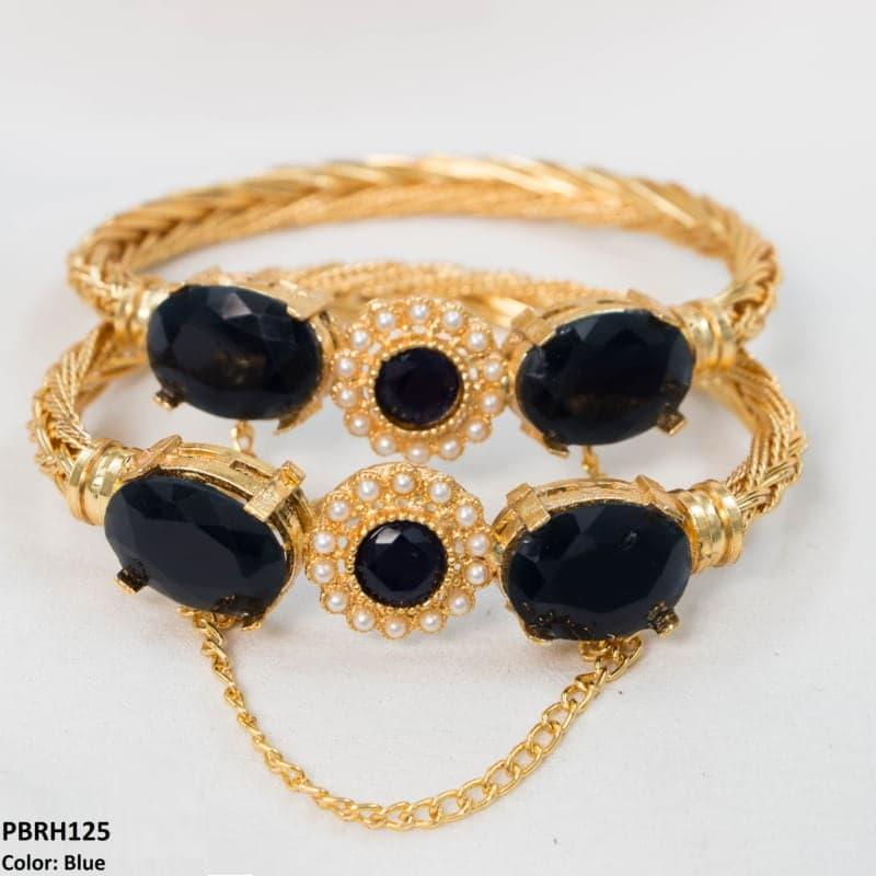 Flower/Bezza Hand Bangles Pair