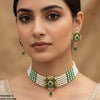 Flower Tear Drop Choker Set