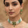 Flower Tear Drop Choker Set