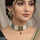 Flower Tear Drop Choker Set