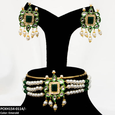 Chorsi/Saru Pearl Chokar Set