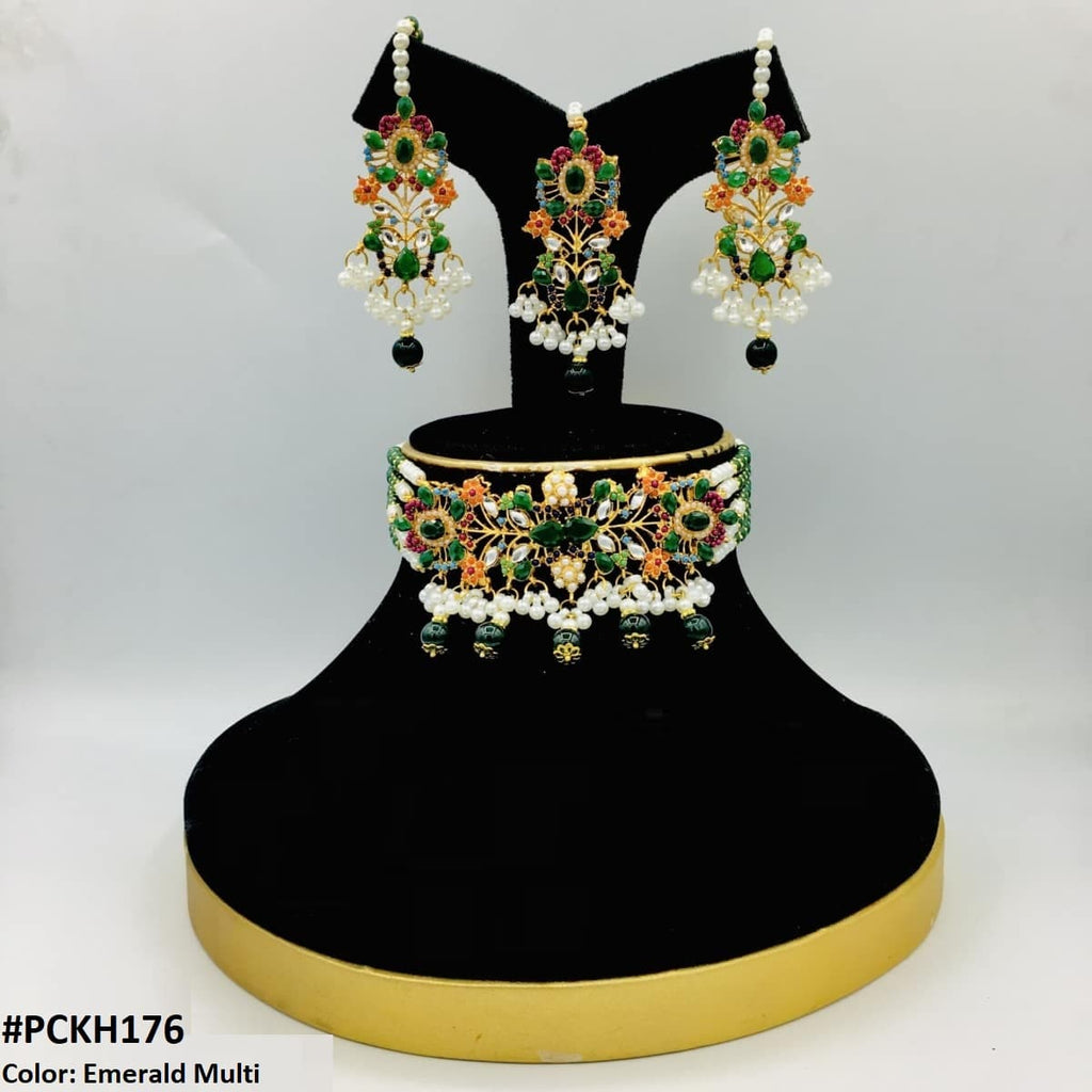 Flower Neck Choker Set