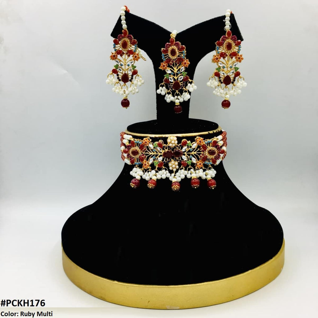 Flower Neck Choker Set