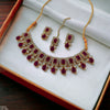 Pear Rectangle Choker Set