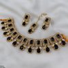 Pear Rectangle Choker Set
