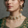 Round Pearl Star Choker Set