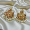 Flower Pearl Drop Earrings