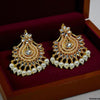 Flower Pearl Drop Earrings