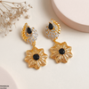 Tear Flower Drop Earrings