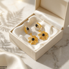 Tear Flower Drop Earrings