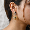 Tear Flower Drop Earrings