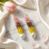 Grapes Cluster Pearl Drops Earrings