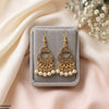 Moon Pearl Drop Earrings