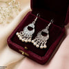 Moon Pearl Drop Earrings