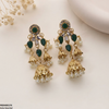 Tear Pearl Jhumki Drop Earrings