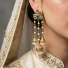 Pearl Jhumki Drop Earrings