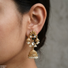 Flower Jhumki Drop Earrings