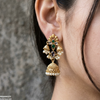 Flower Jhumki Drop Earrings