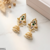Flower Jhumki Drop Earrings