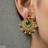 Moon Pearl Drop Earrings