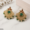 Moon Pearl Drop Earrings