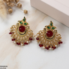 Moon Pearl Drop Earrings