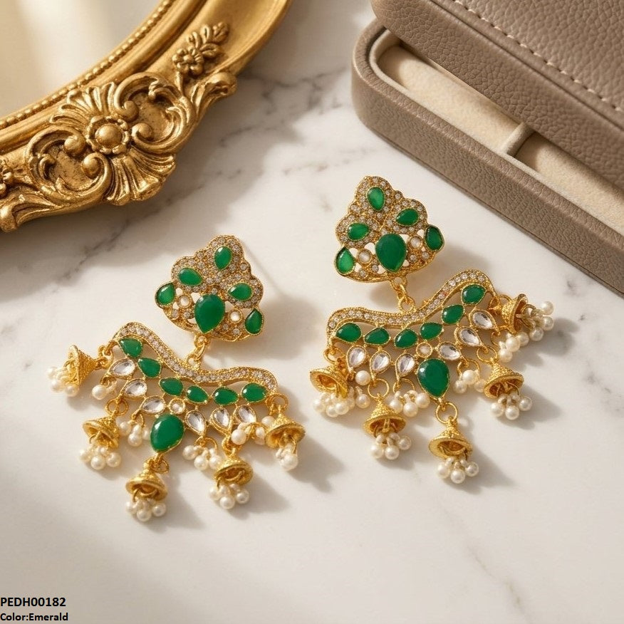 Tear Pearl Drop Earrings