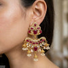 Tear Pearl Drop Earrings