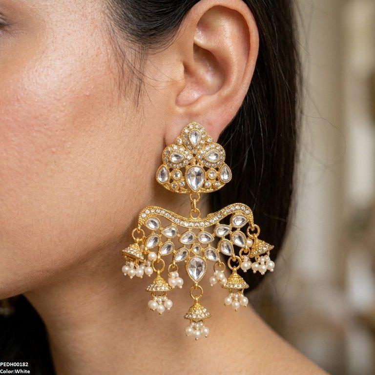 Tear Pearl Drop Earrings